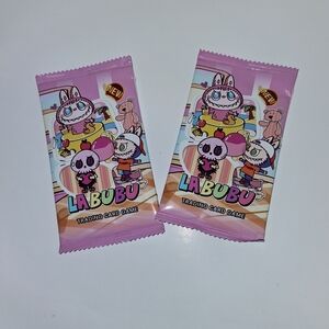 2 Packs Of Labubu Trading Cards
